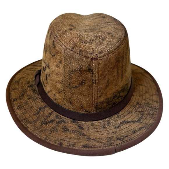 Hatquarters by Henschel brown leather outback/cowboy hat – Made in USA, Size M - Picture 2 of 8